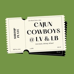 Cajun Cowboys- Shrimp Plate Ticket